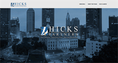 Desktop Screenshot of hickspartners.com